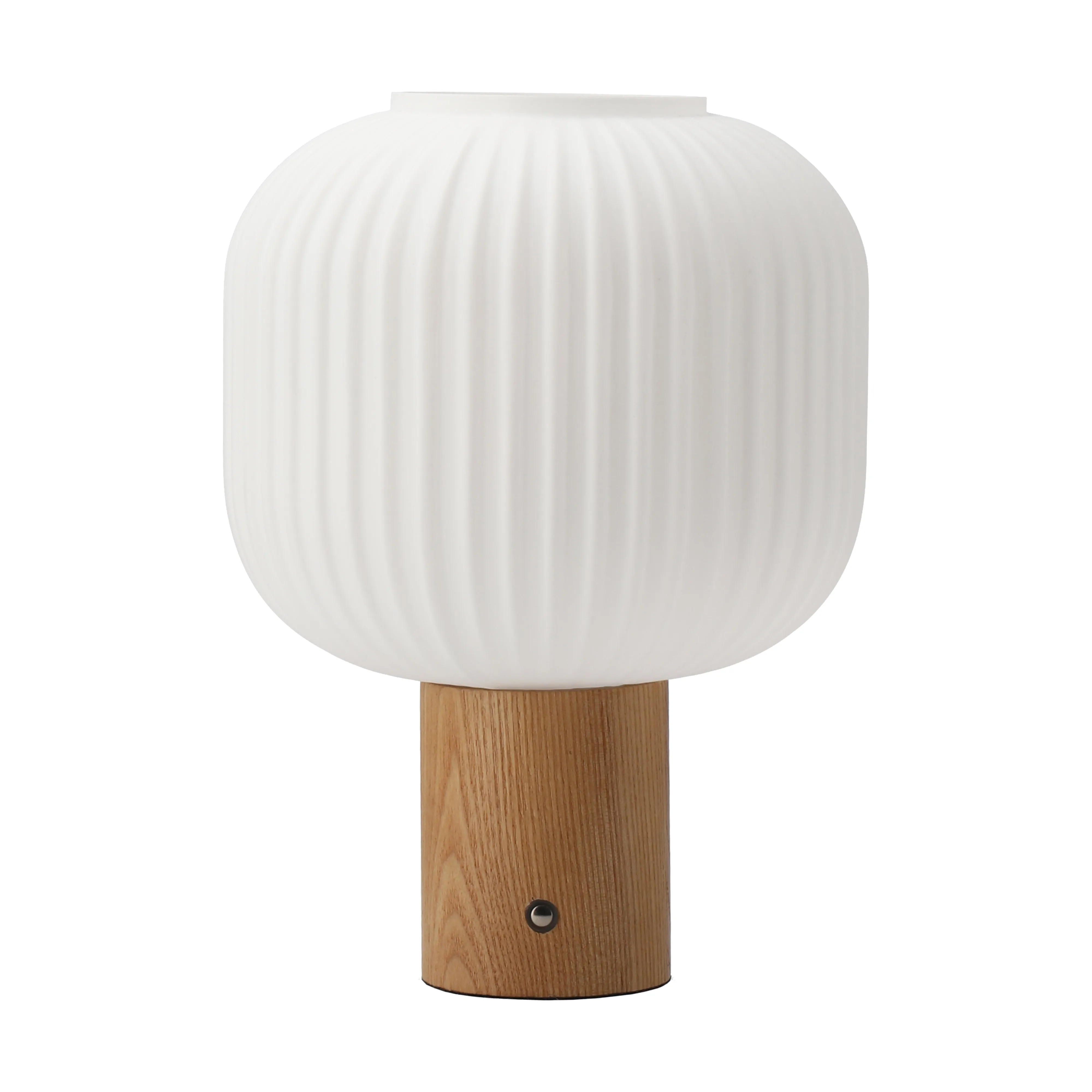 Fair portabel bordslampa, Frostat glas-ask