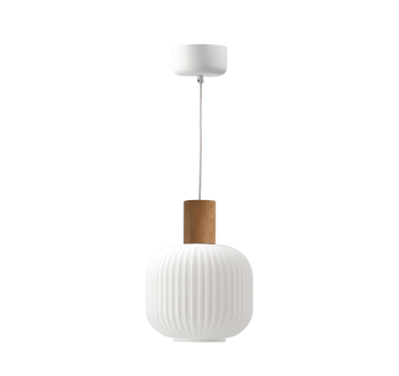 Fair taklampa Ø20cm - Frostat glas-ask - Scandi Living
