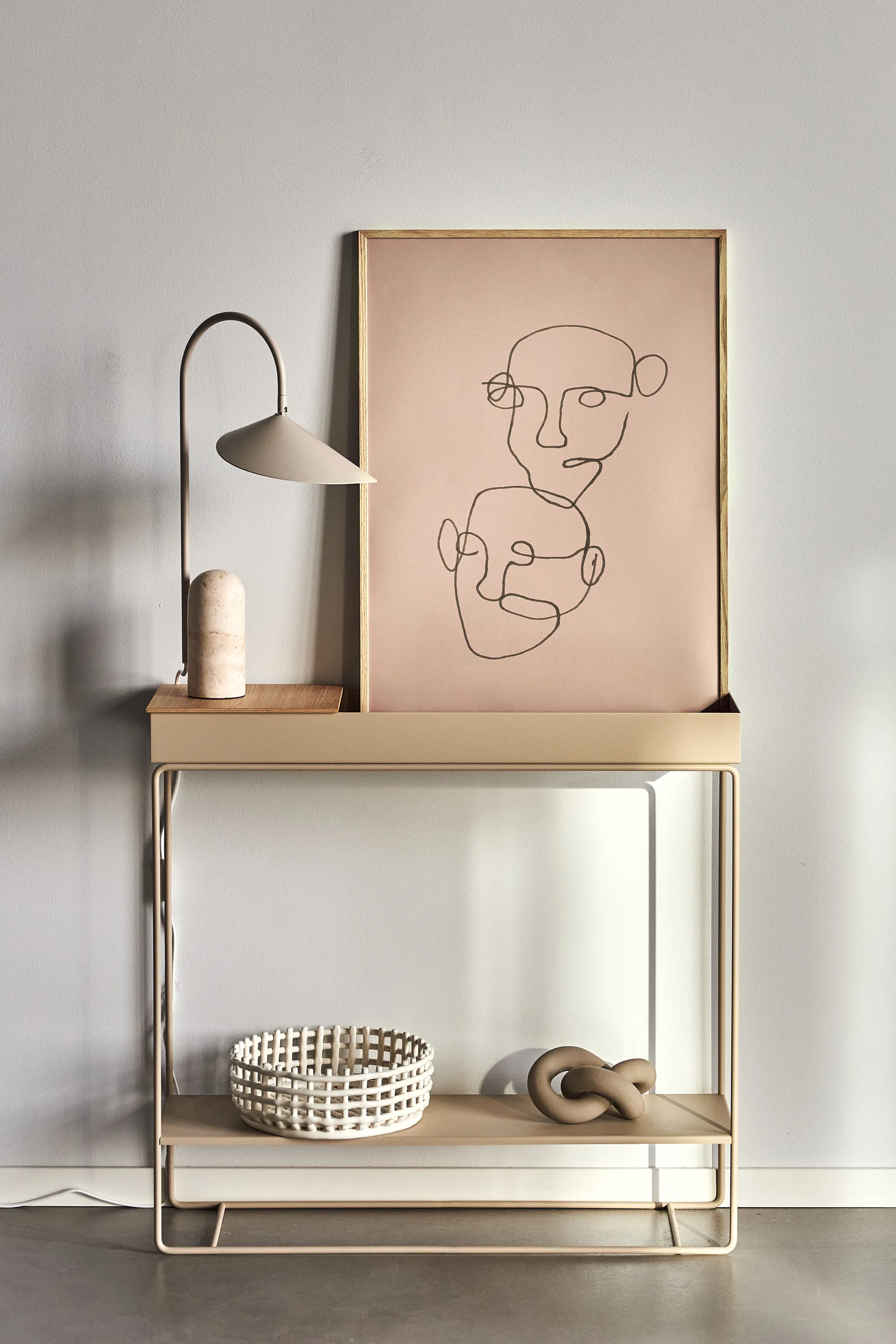 Figurative poster beige, 50x70 cm Scandi Living