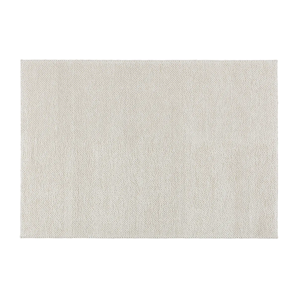 Scandi Living Flock ullmatta naturvit 170x240 cm