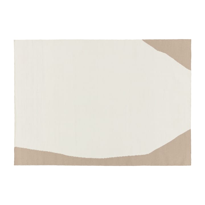 Flow kelimmatta vit-beige - 170x240 cm - Scandi Living