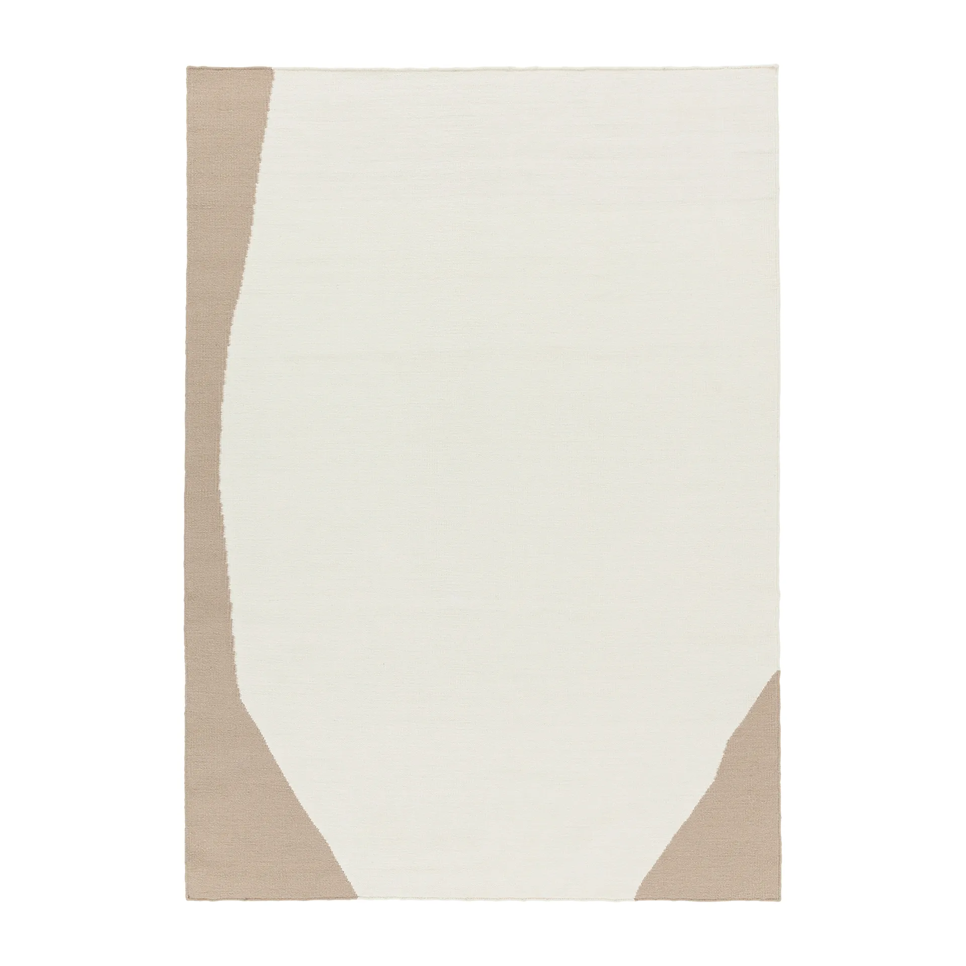 Flow kelimmatta vit-beige, 170x240 cm Scandi Living
