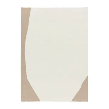 Flow kelimmatta vit-beige - 170x240 cm - Scandi Living