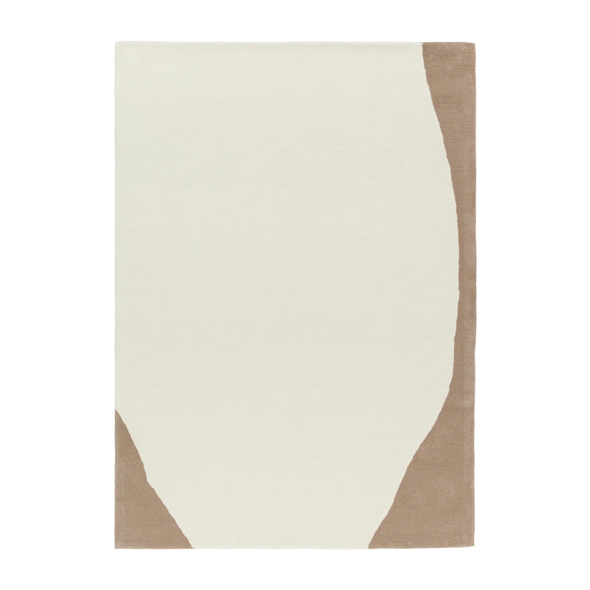 Flow ullmatta vit-beige, 200x300 cm Scandi Living