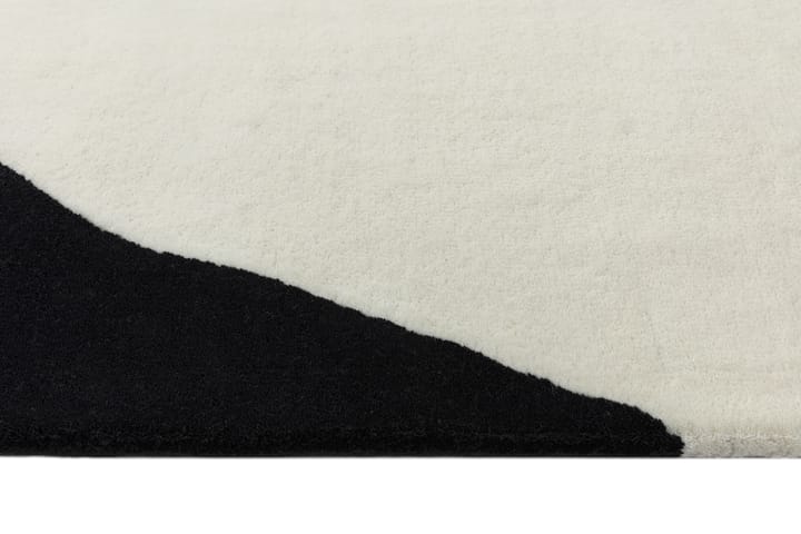 Flow ullmatta vit-svart, 170x240 cm Scandi Living