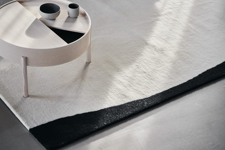 Flow ullmatta vit-svart, 200x300 cm Scandi Living