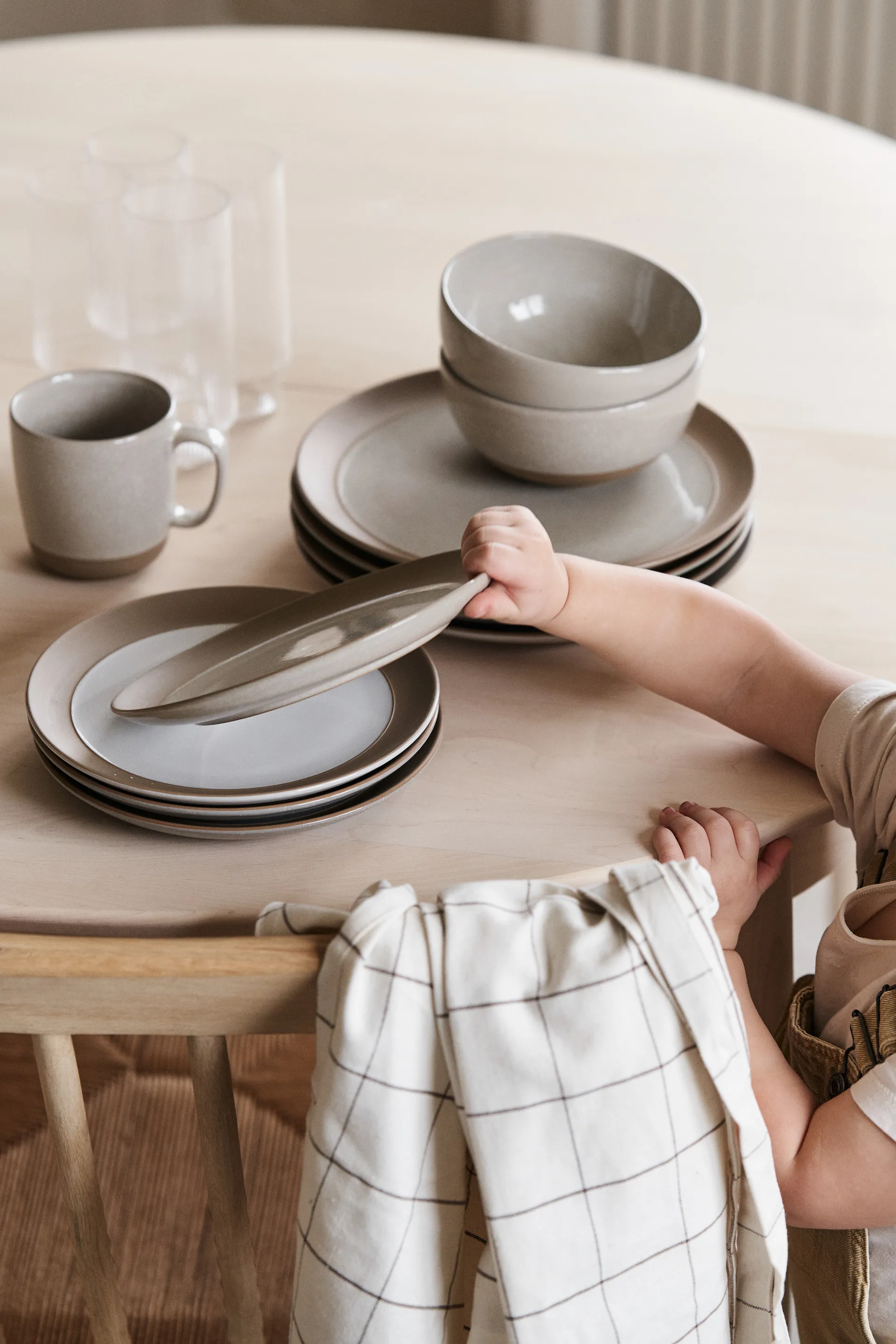 Fossil assiett Ø21 cm, Vit Scandi Living