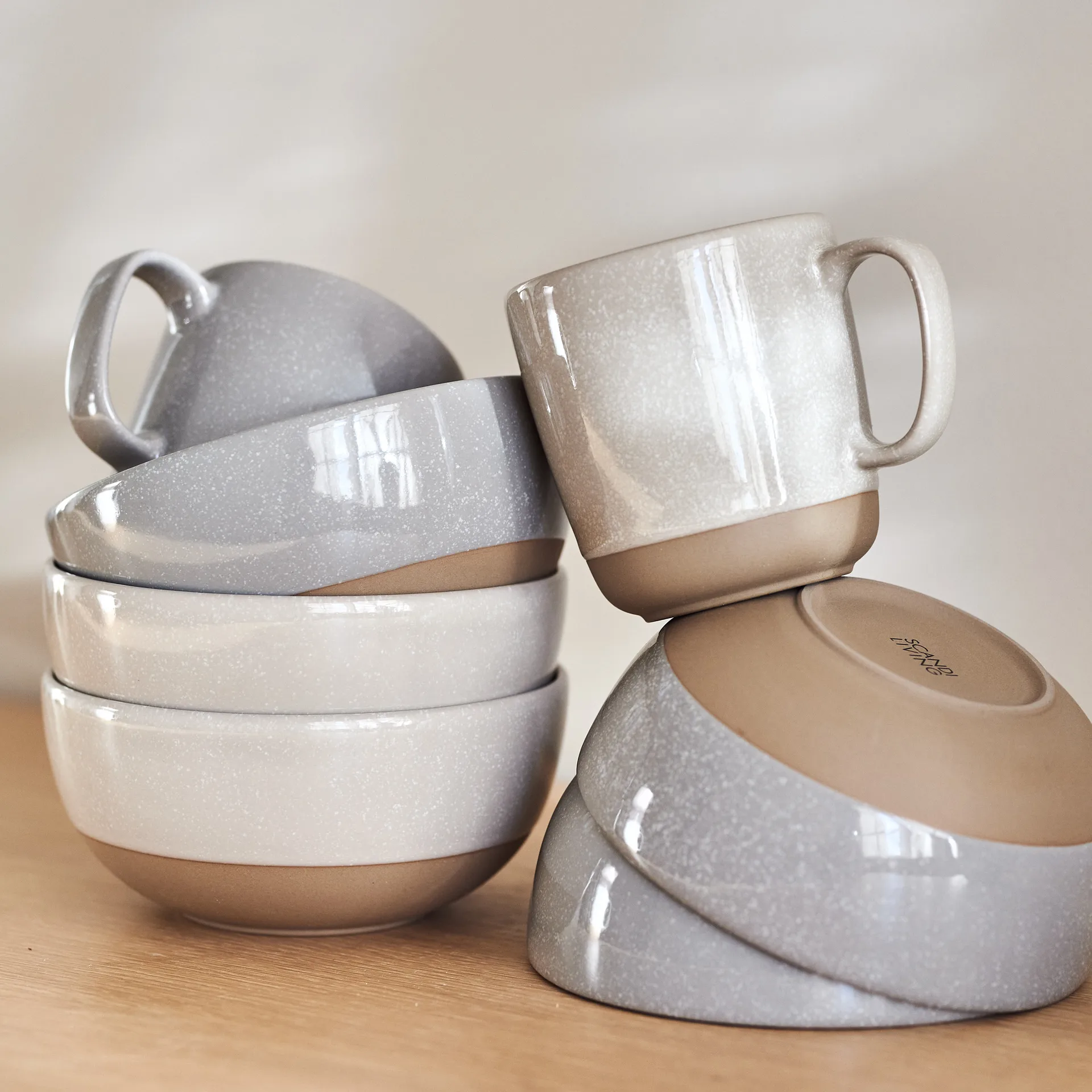 Fossil mugg 35 cl, Beige Scandi Living