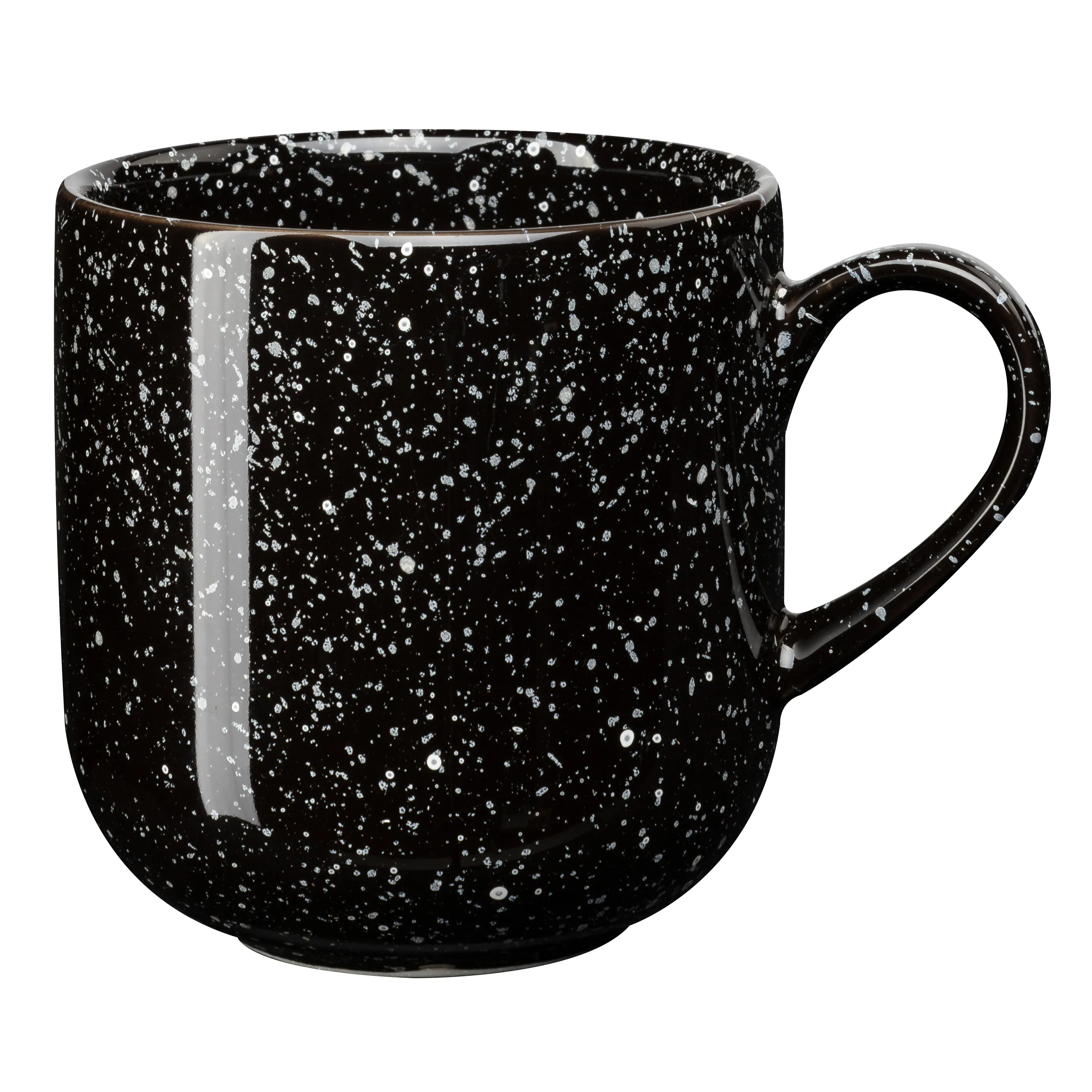Freckle mugg 38 cl, Svart