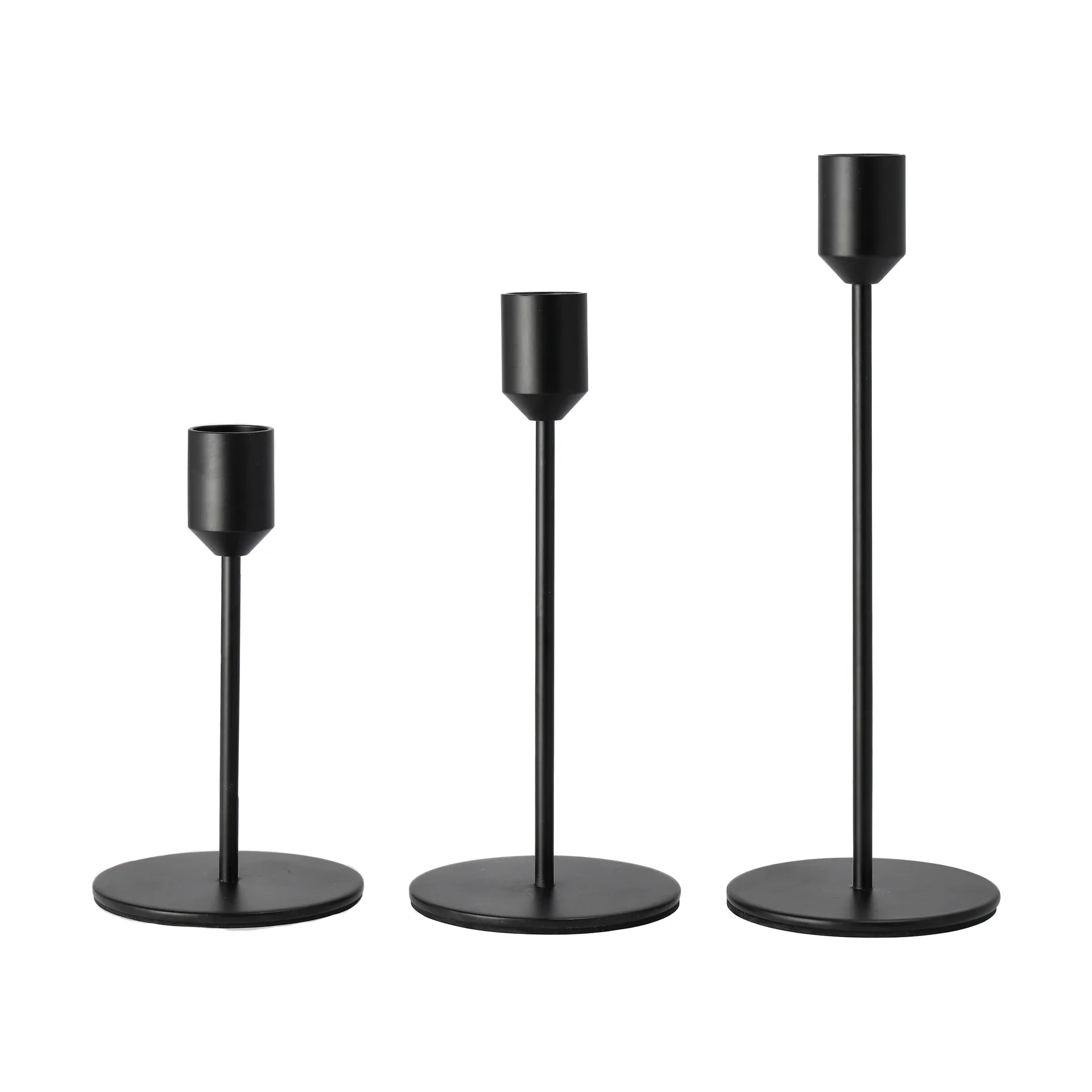Glare ljusstake 22 cm, Svart Scandi Living