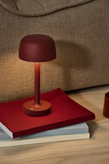 Halo portabel bordslampa 25,5 cm - Burgundy - Scandi Living
