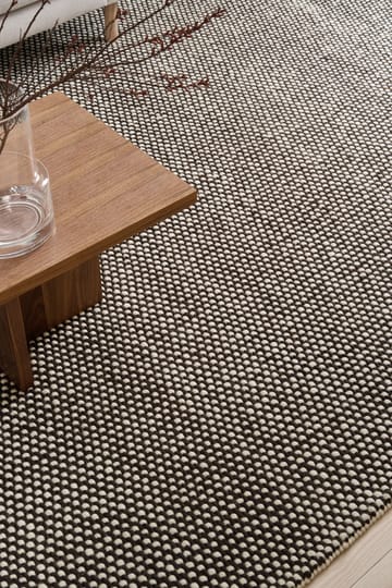 Hill ullmatta vit/brun - 200x300 cm - Scandi Living
