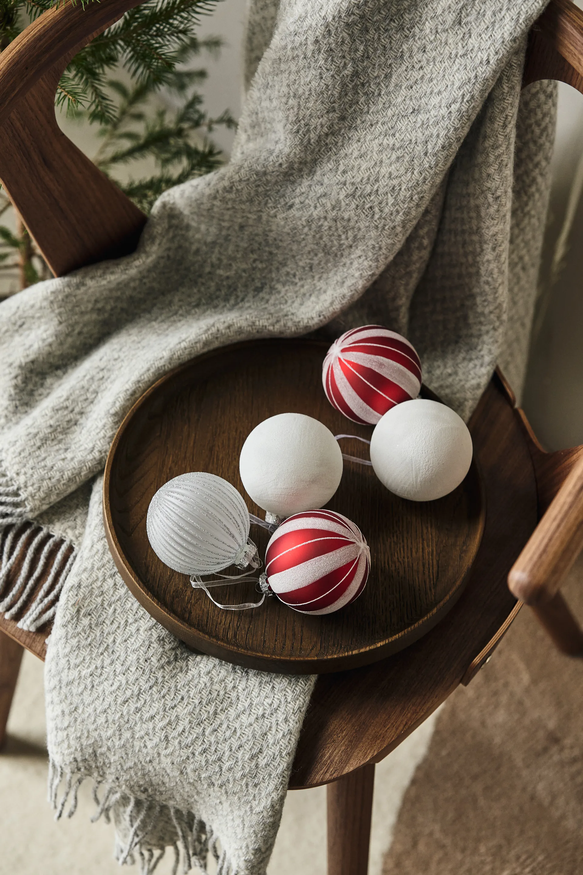 Holiday julgranskula 6-pack, White Scandi Living