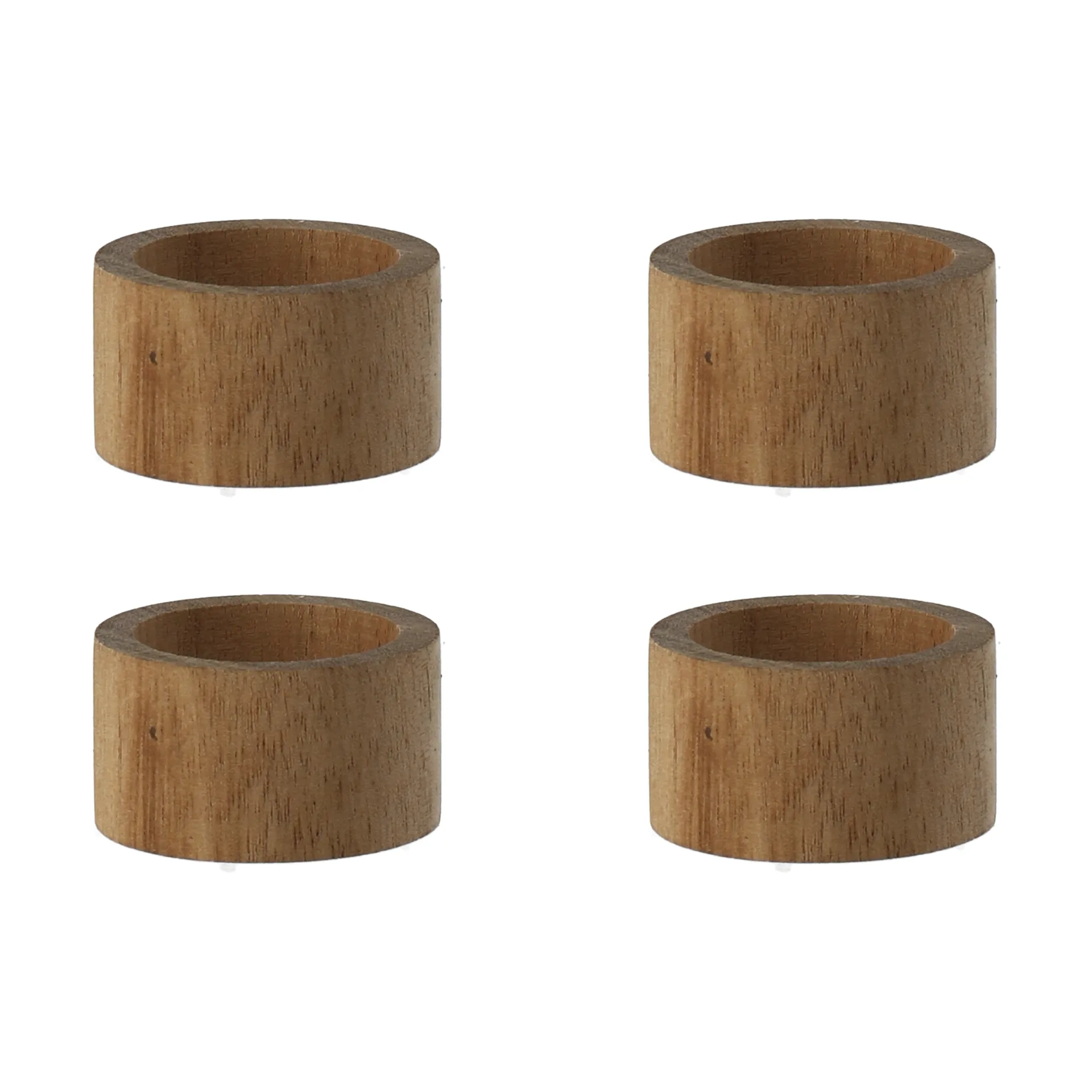 Hollow servettring Ø5 cm 4-pack, Akacia Scandi Living