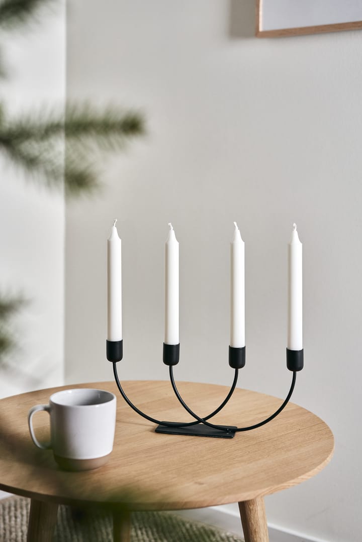 Joy ljusstake, Svart Scandi Living