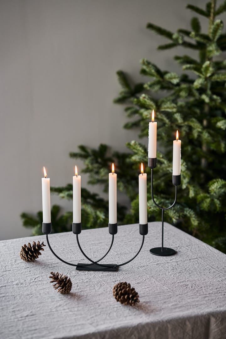 Joy ljusstake, Svart Scandi Living