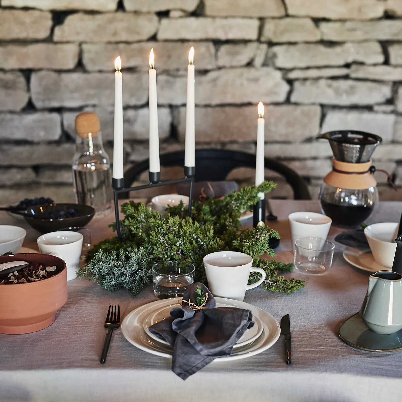 Kalk assiett 21 cm, vit Scandi Living