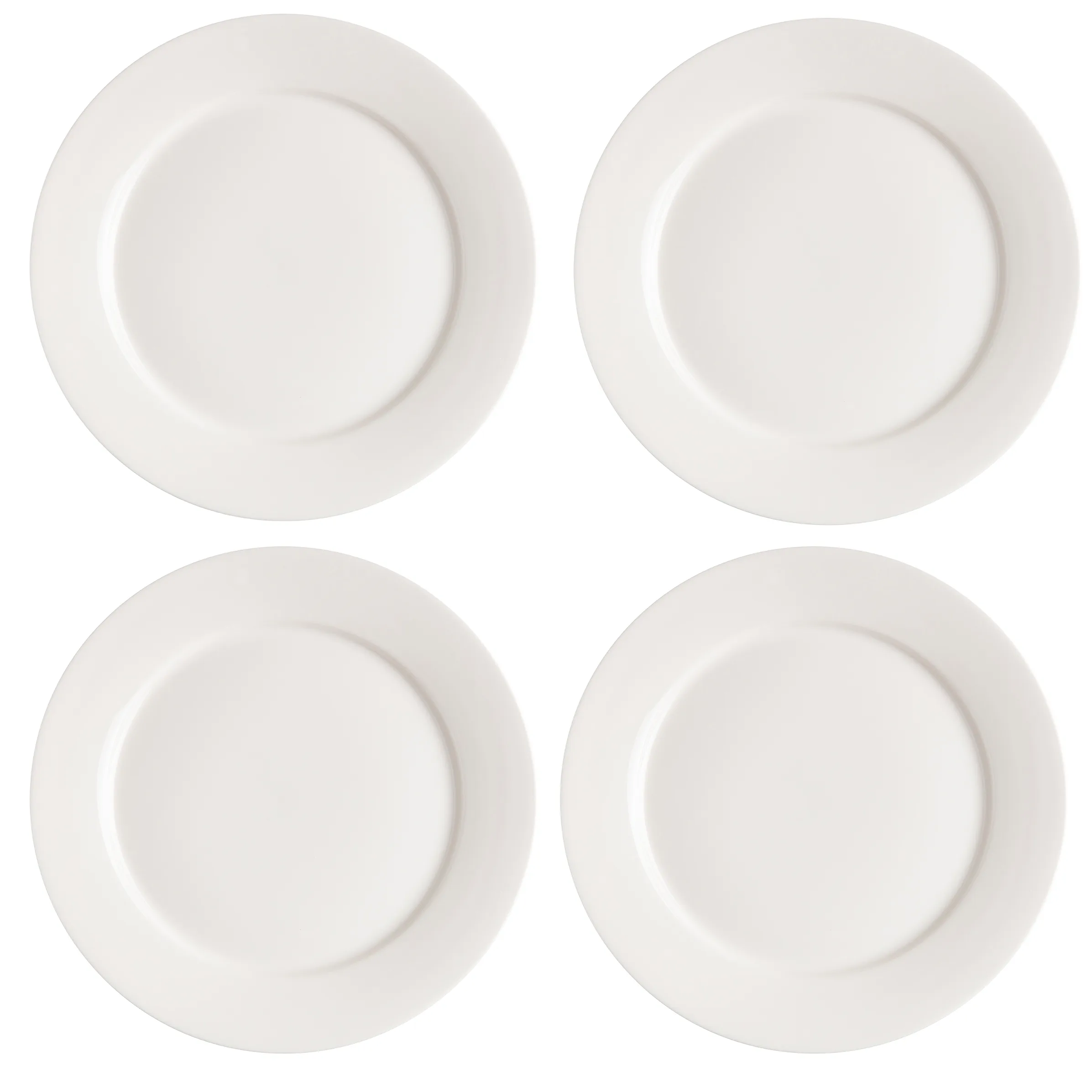 Kalk tallrik 28 cm 4-pack, vit