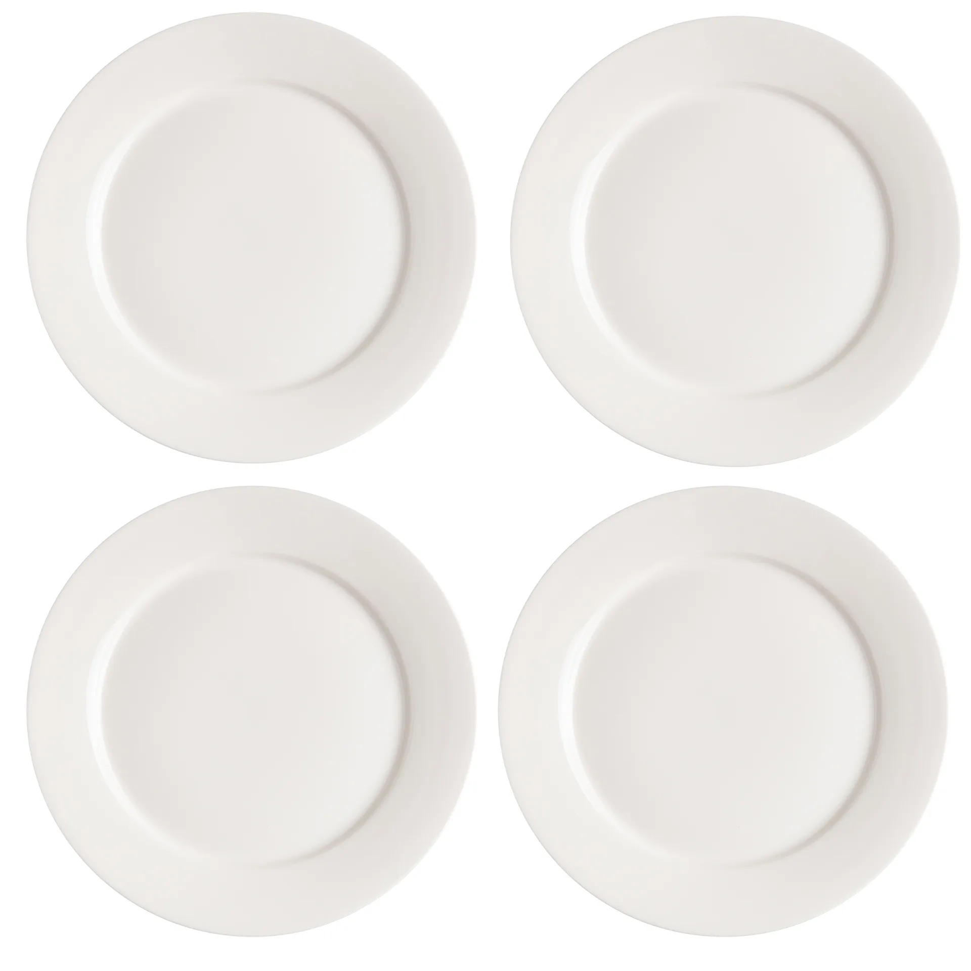 Kalk tallrik 28 cm 4-pack, vit Scandi Living