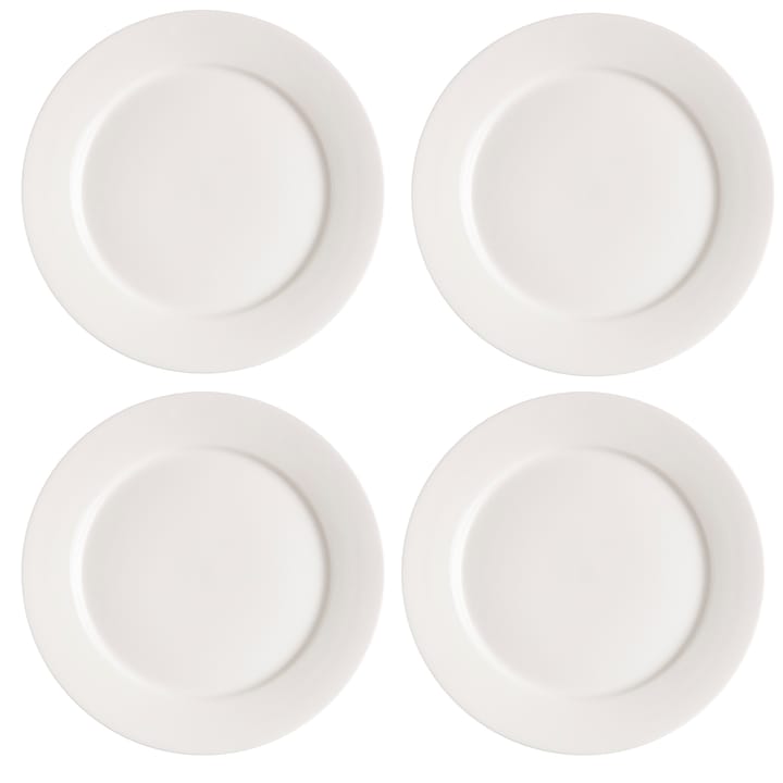 Kalk tallrik 28 cm 4-pack - vit - Scandi Living