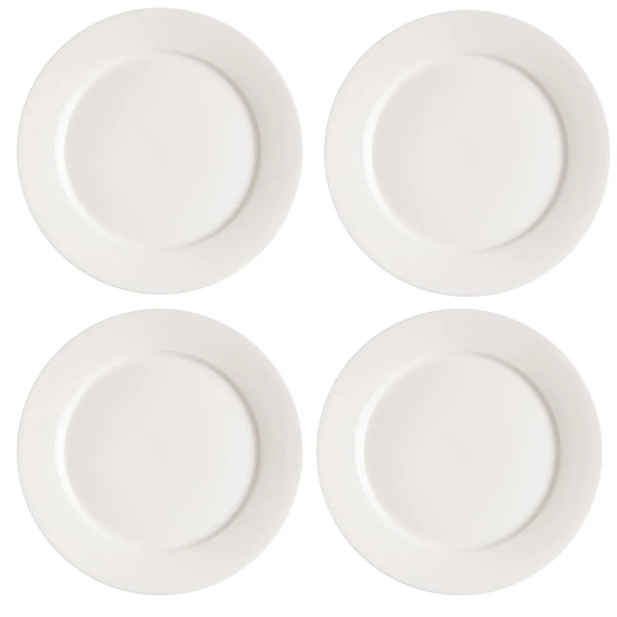 Scandi Living Kalk tallrik 28 cm 4-pack vit