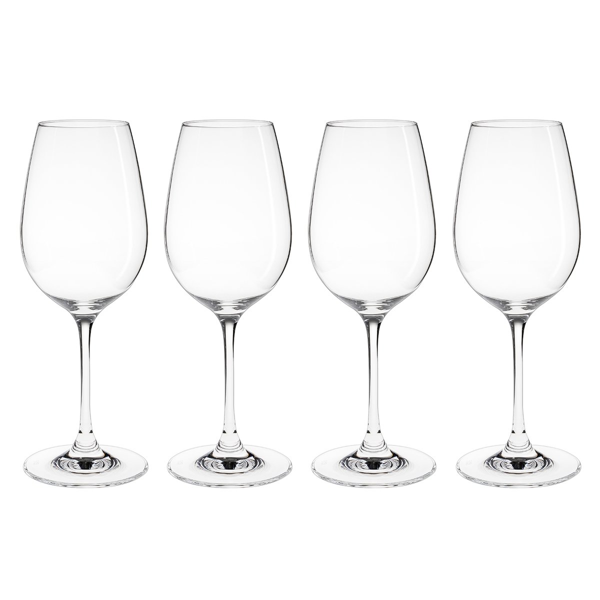 Scandi Living Karlevi rödvinsglas 4-pack 45 cl | Skandinavisk Design | Vinglas | Transparent