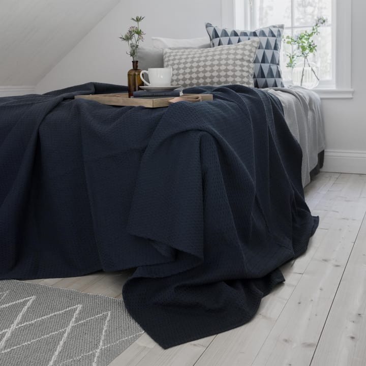 Kimono överkast 260x260 cm - Storm blue (blå) - Scandi Living