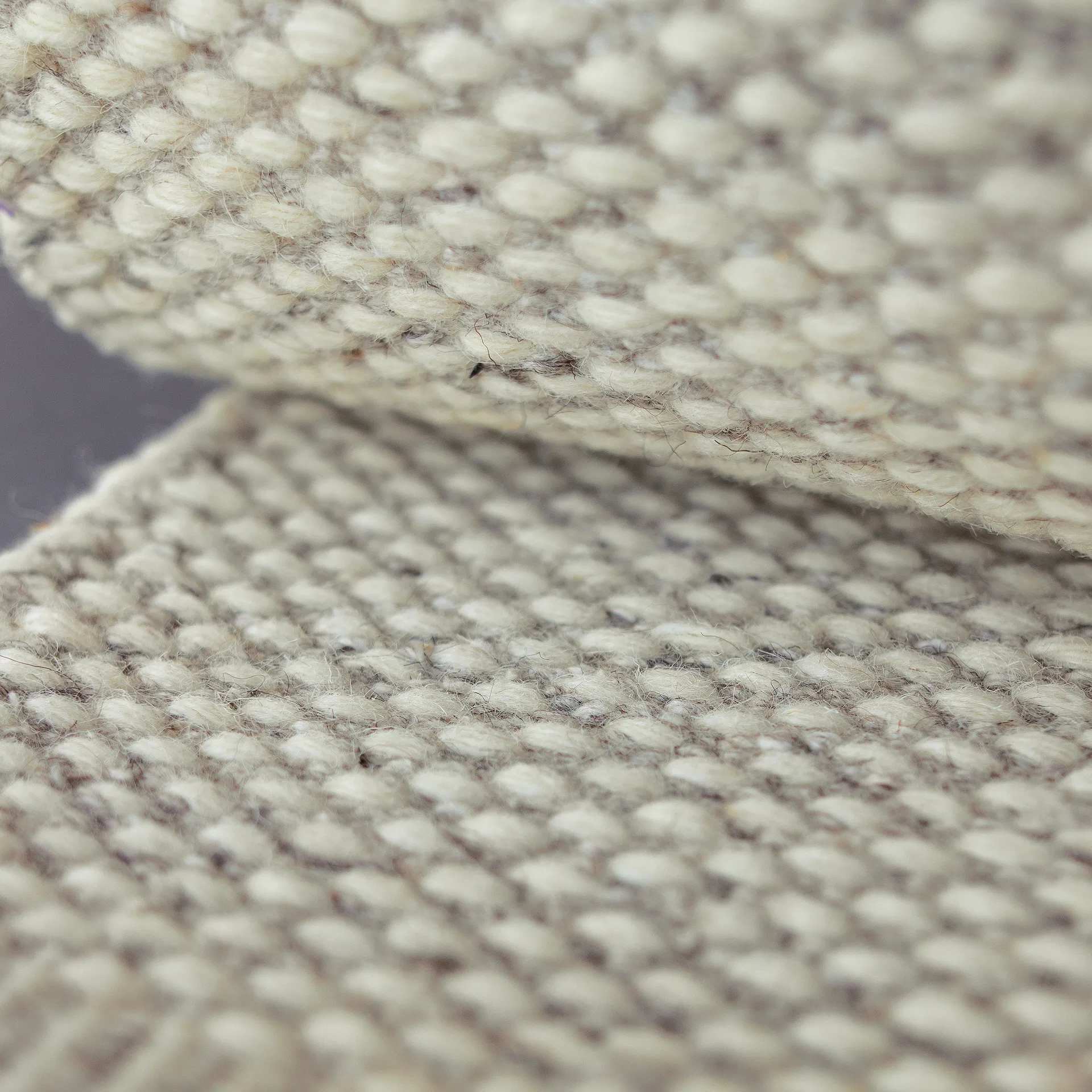 Lea ullmatta naturvit, 80x240 cm Scandi Living