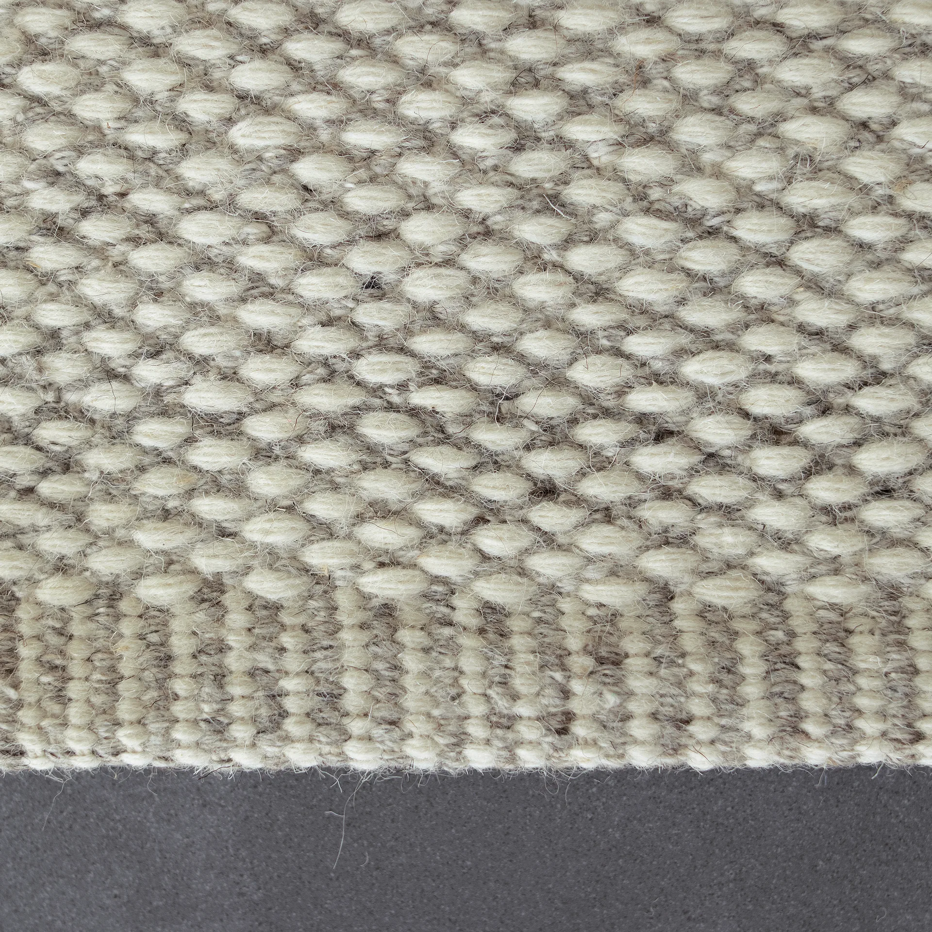 Lea ullmatta naturvit, 80x240 cm Scandi Living