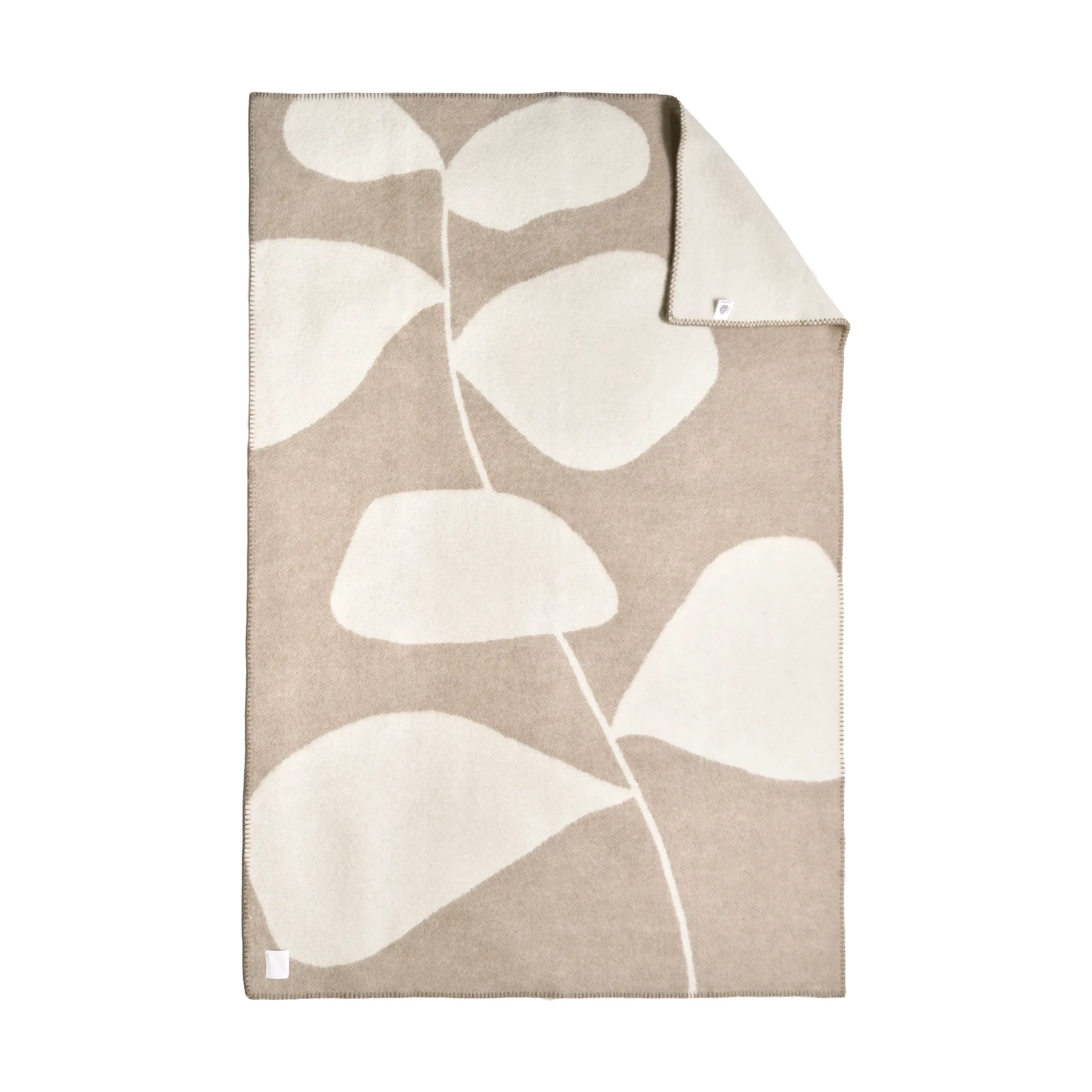 Leaf ullpläd 130x170 cm, Mole Scandi Living