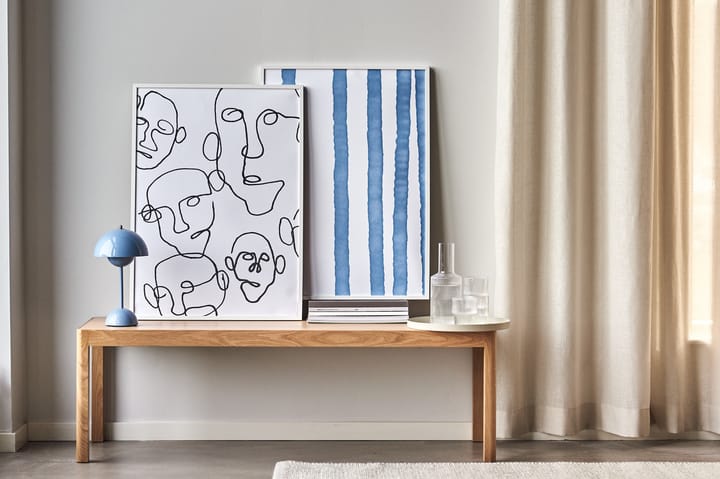 Lineage poster blå, 50x70 cm Scandi Living