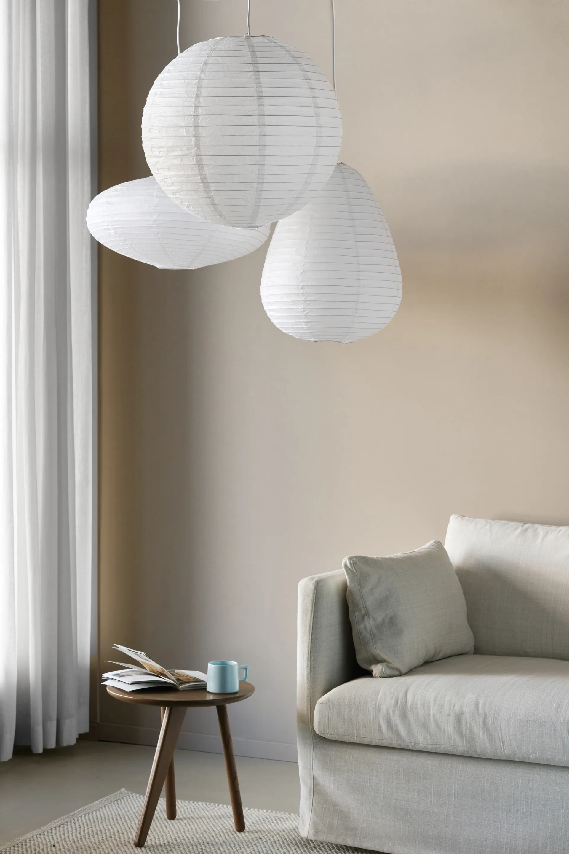 Lucent lampskärm oval, Ø40 cm Scandi Living