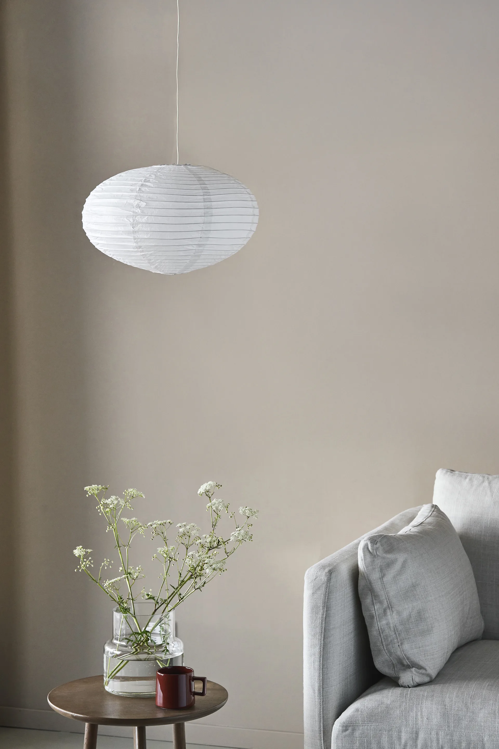 Lucent lampskärm oval, Ø53 cm Scandi Living
