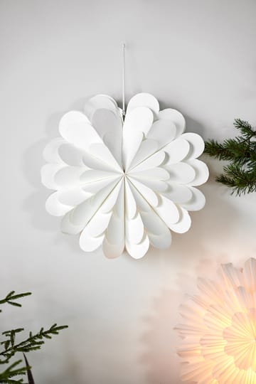 Lucia julstjärna 45 cm - Vit - Scandi Living