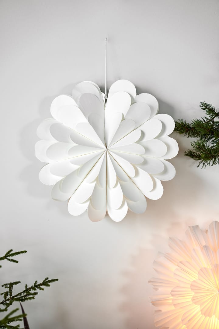 Lucia julstjärna 45 cm, Vit Scandi Living