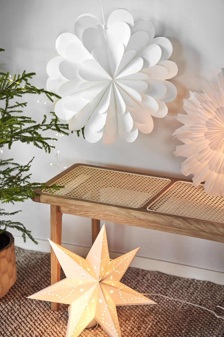 Lucia julstjärna 45 cm, Vit Scandi Living