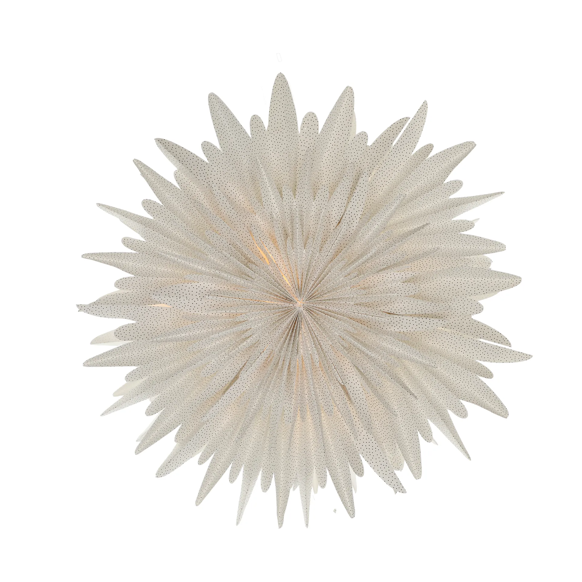 Luna adventsstjärna Ø80 cm 2-pack - Vit med prickar,  Scandi Living