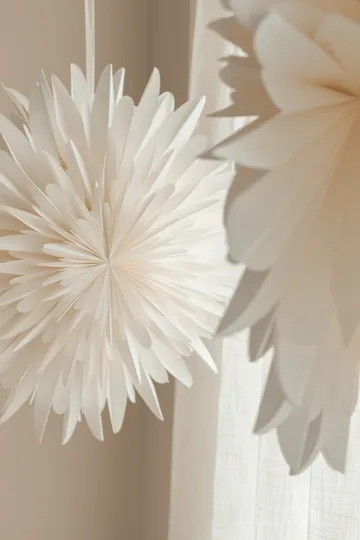 Luna adventsstjärna vit - 60 cm - Scandi Living
