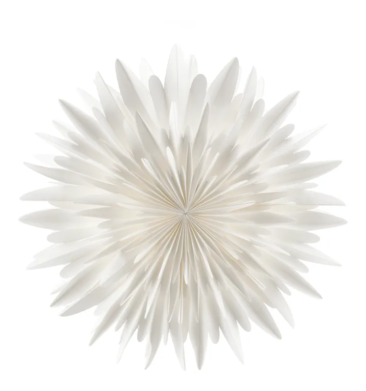 Luna adventsstjärna vit - 80 cm - Scandi Living