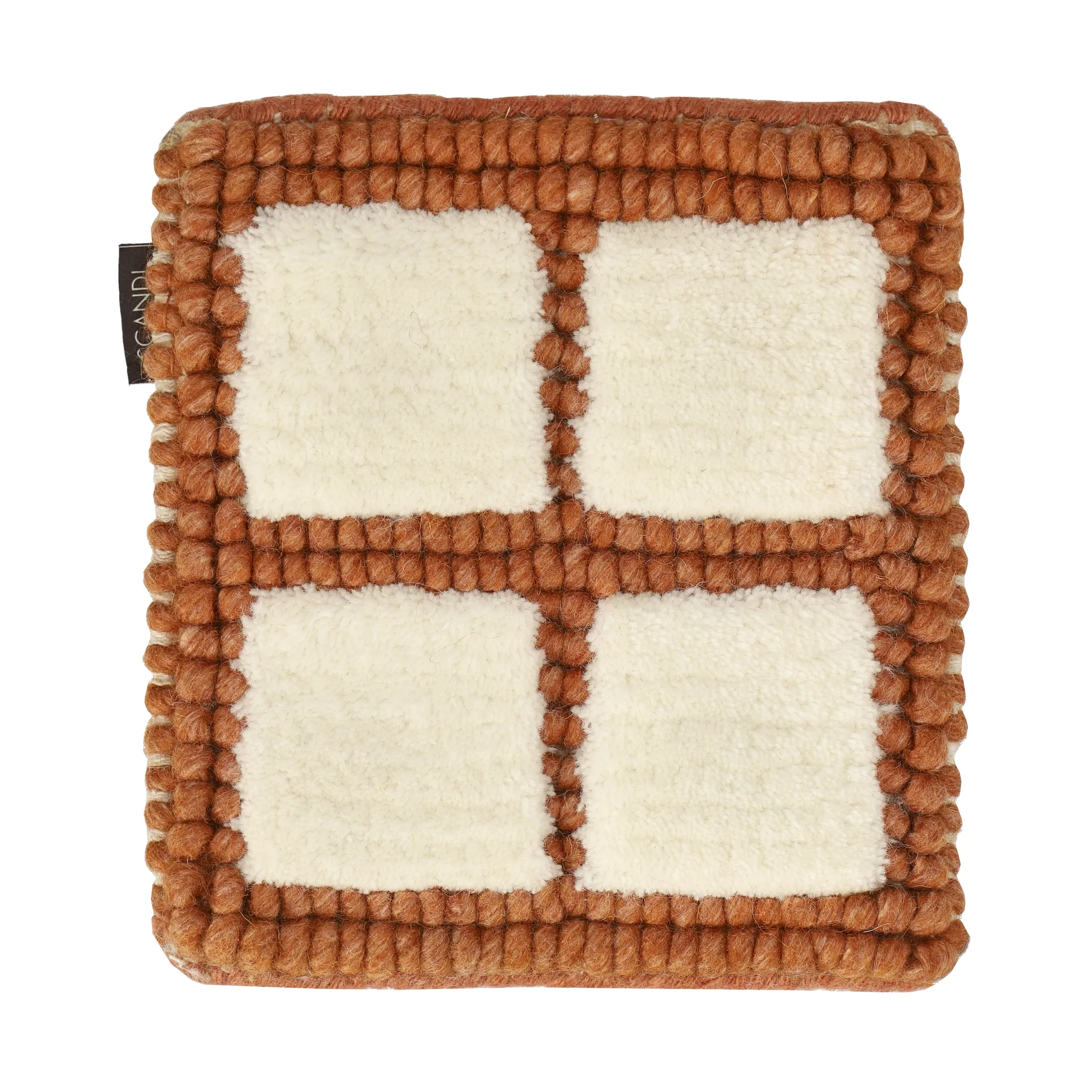 Mattprov Pasture ullmatta, Naturvit-rost Scandi Living