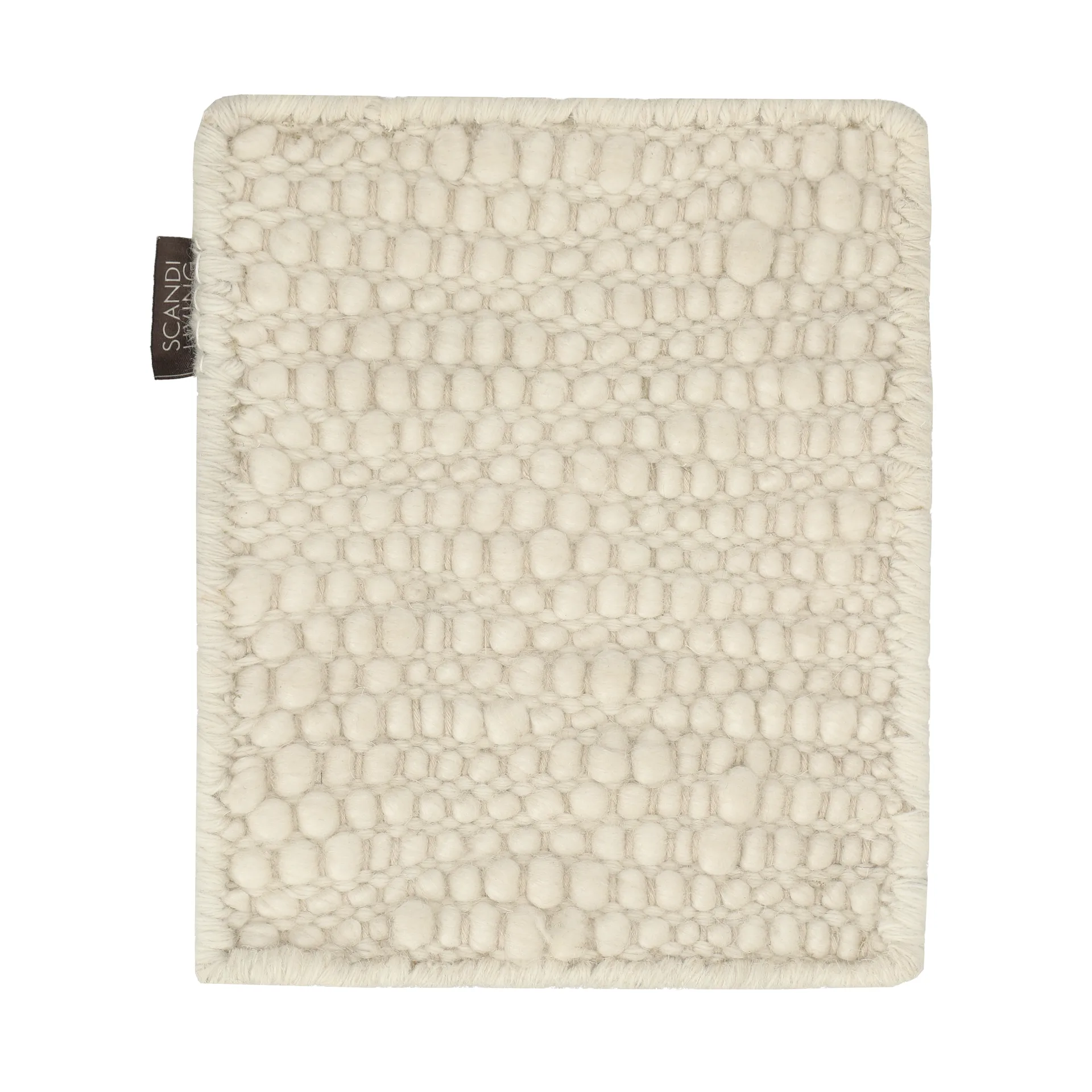 Mattprov Pebble ullmatta, Vit Scandi Living