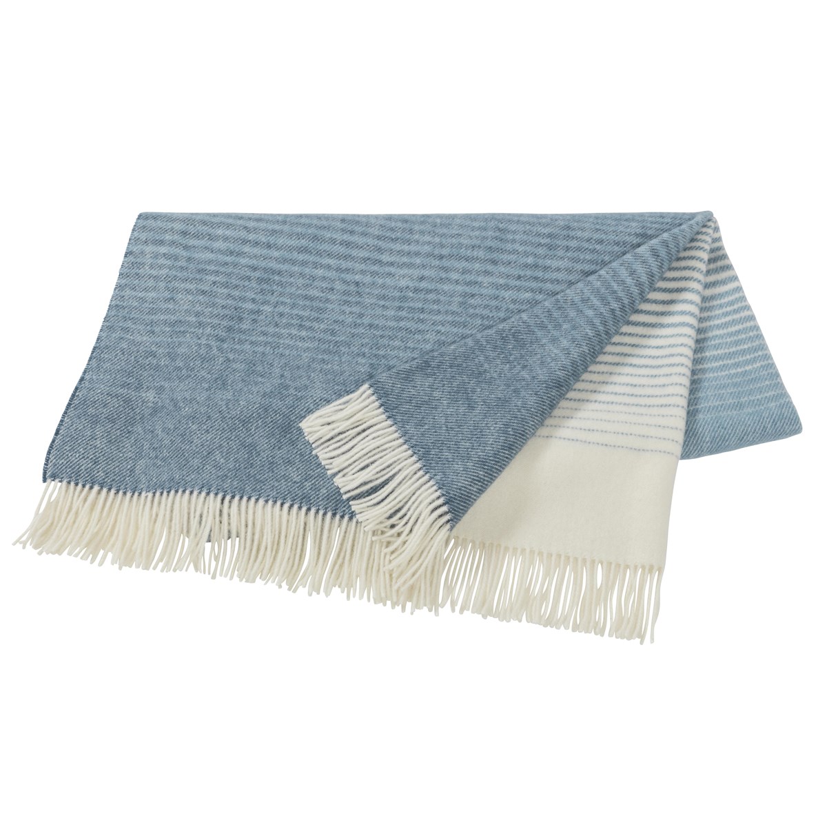 Scandi Living Mist ullpläd Pale blue | Skandinavisk Design | Ullplädar & Ullfiltar | Blå