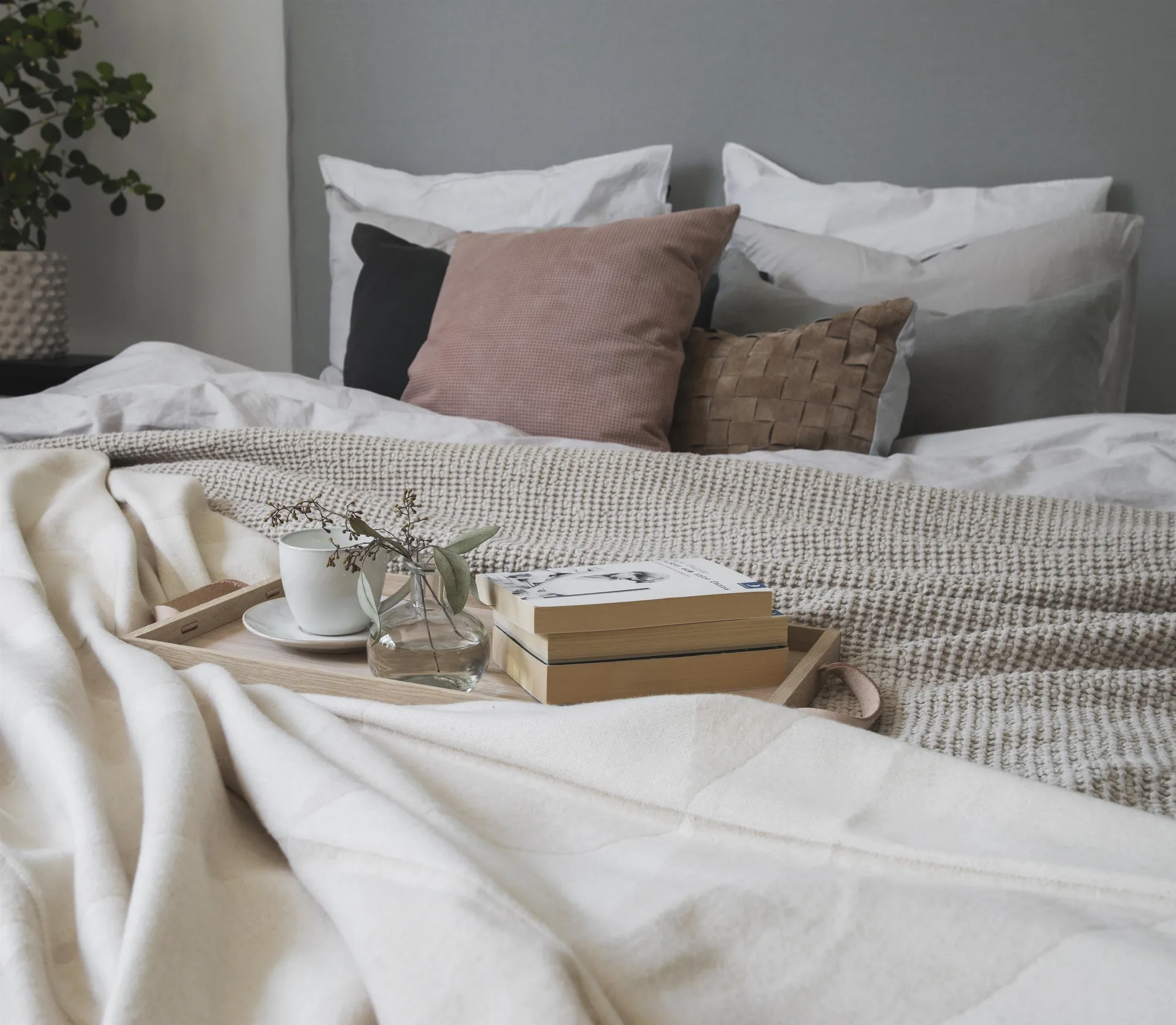 Moss överkast 160x260 cm, Beige Scandi Living