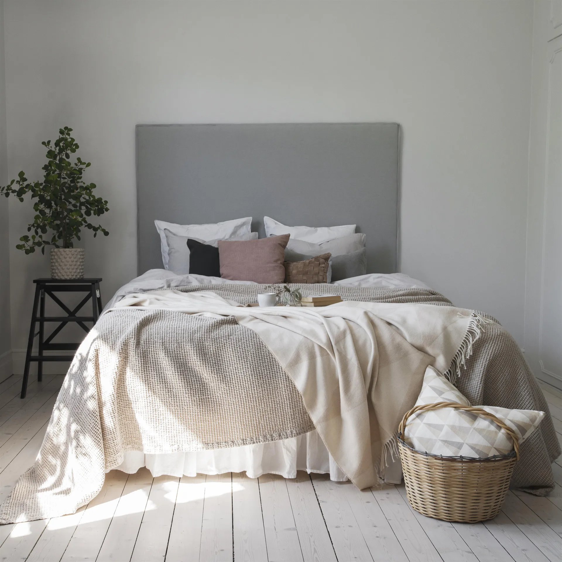 Moss överkast 260x260 cm, Beige Scandi Living