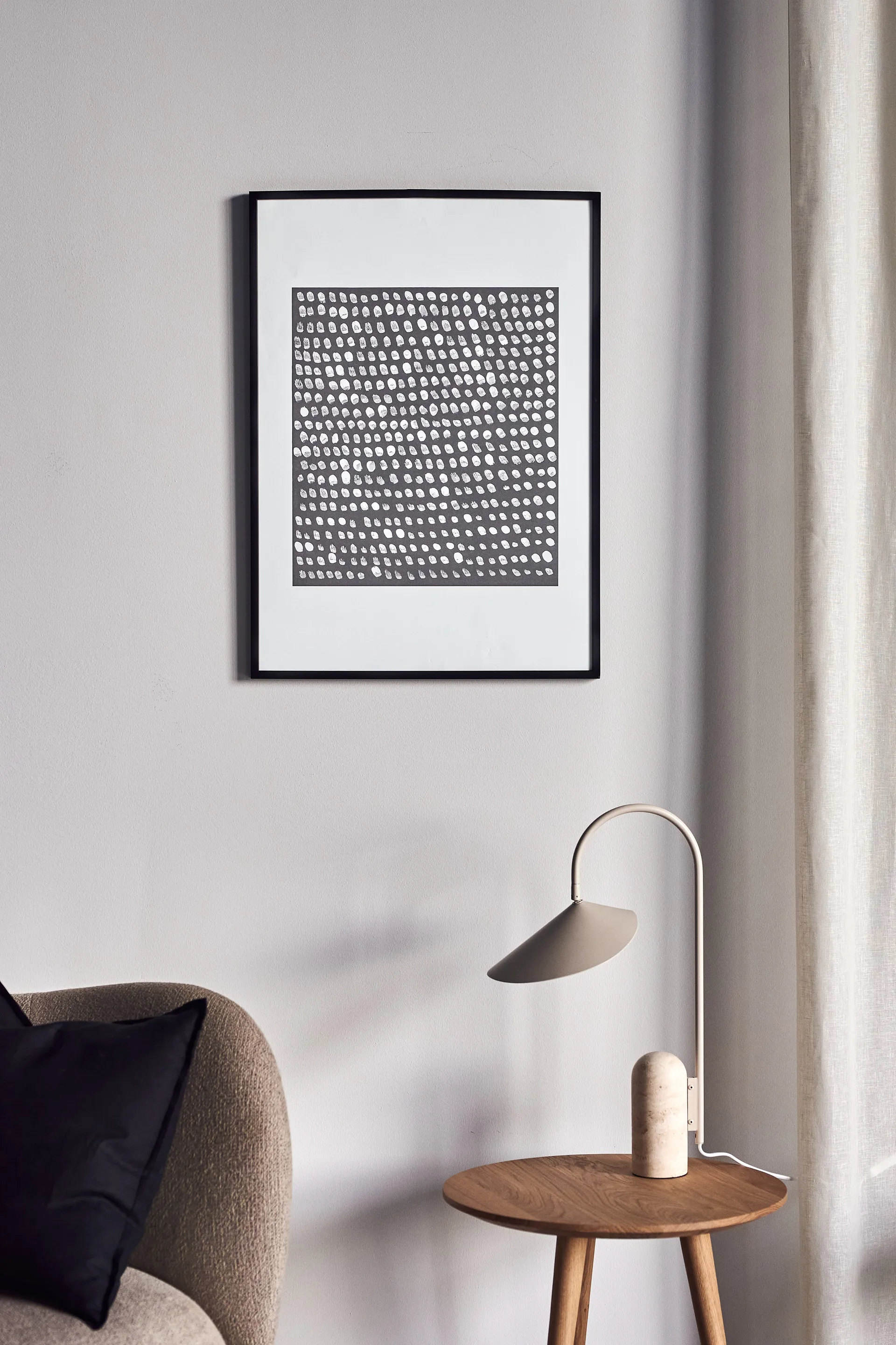 Multitude poster grå, 30x40 cm Scandi Living
