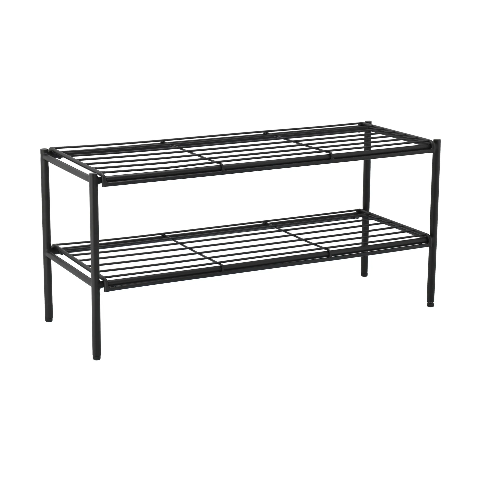 Nod skohylla 80x30x37 cm, Black Scandi Living