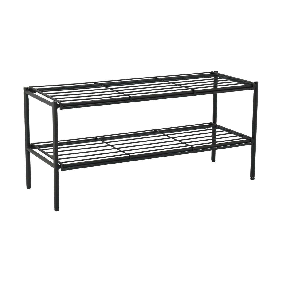 Scandi Living Nod skohylla 80x30x37 cm Black | Skandinavisk Design | Skohyllor | Svart