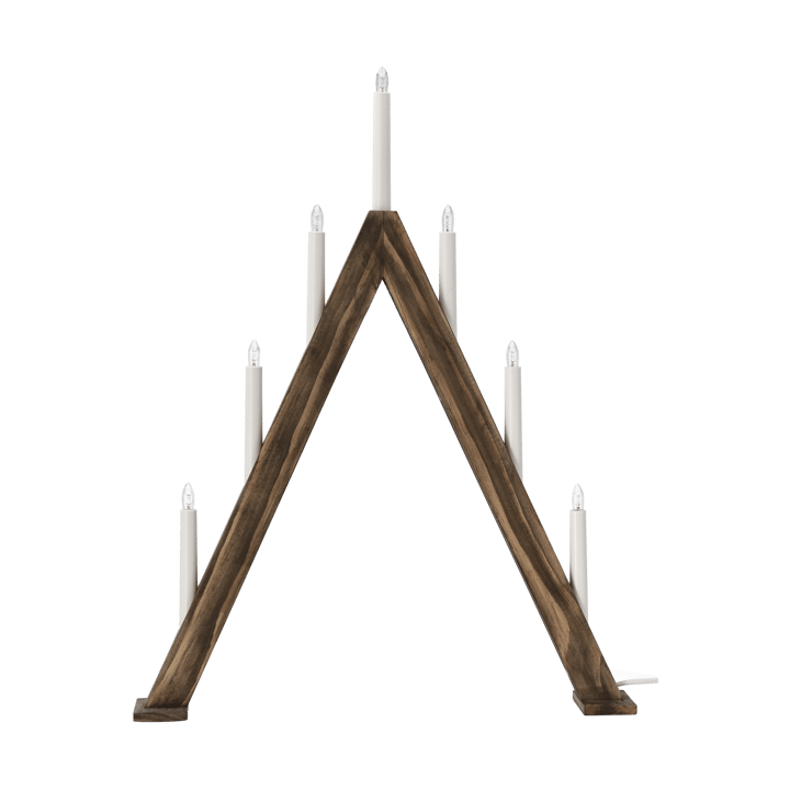 Nord adentsljusstake 60 cm - Mörkbetsad - Scandi Living