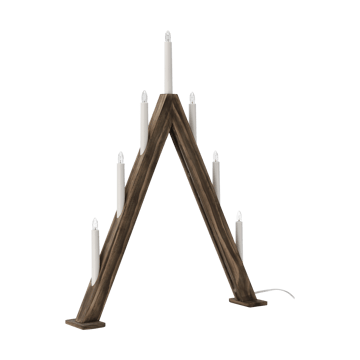 Nord adentsljusstake 60 cm - Mörkbetsad - Scandi Living