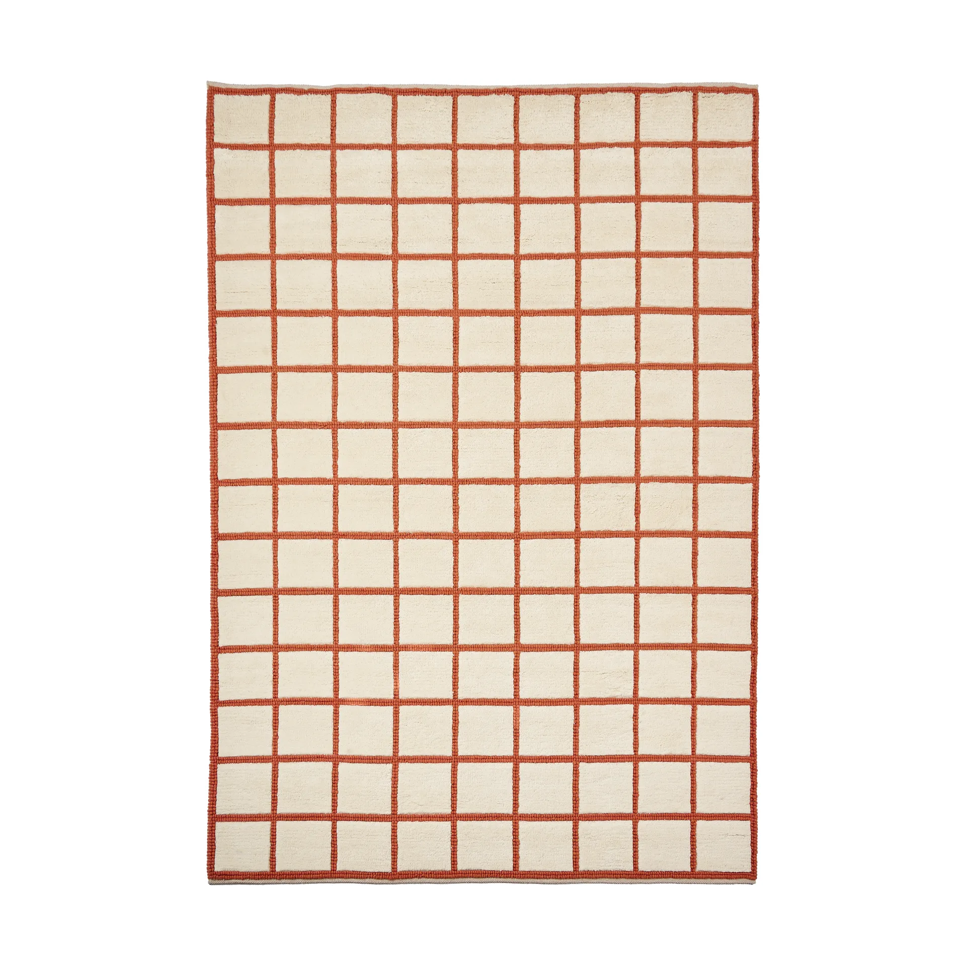 Pasture ullmatta naturvit/rost, 200x300 cm Scandi Living